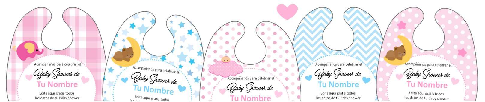 Baby Shower Babero Banner