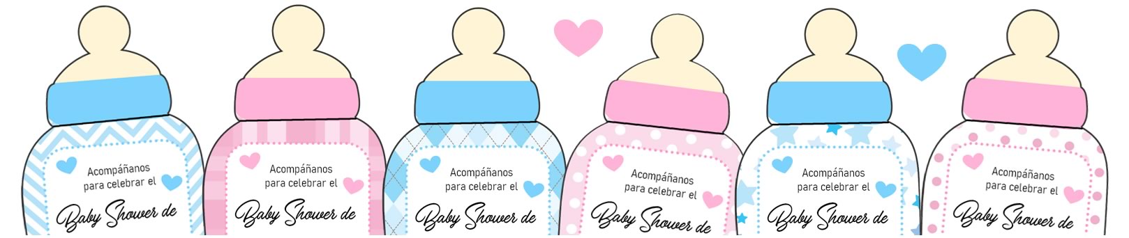 Baby Shower Biberón Banner