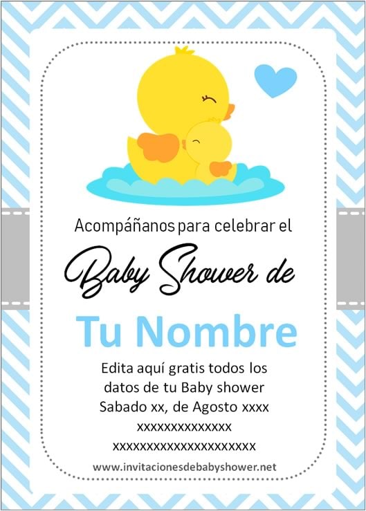 Featured image of post Invitaciones De Baby Shower Para Editar Unisex